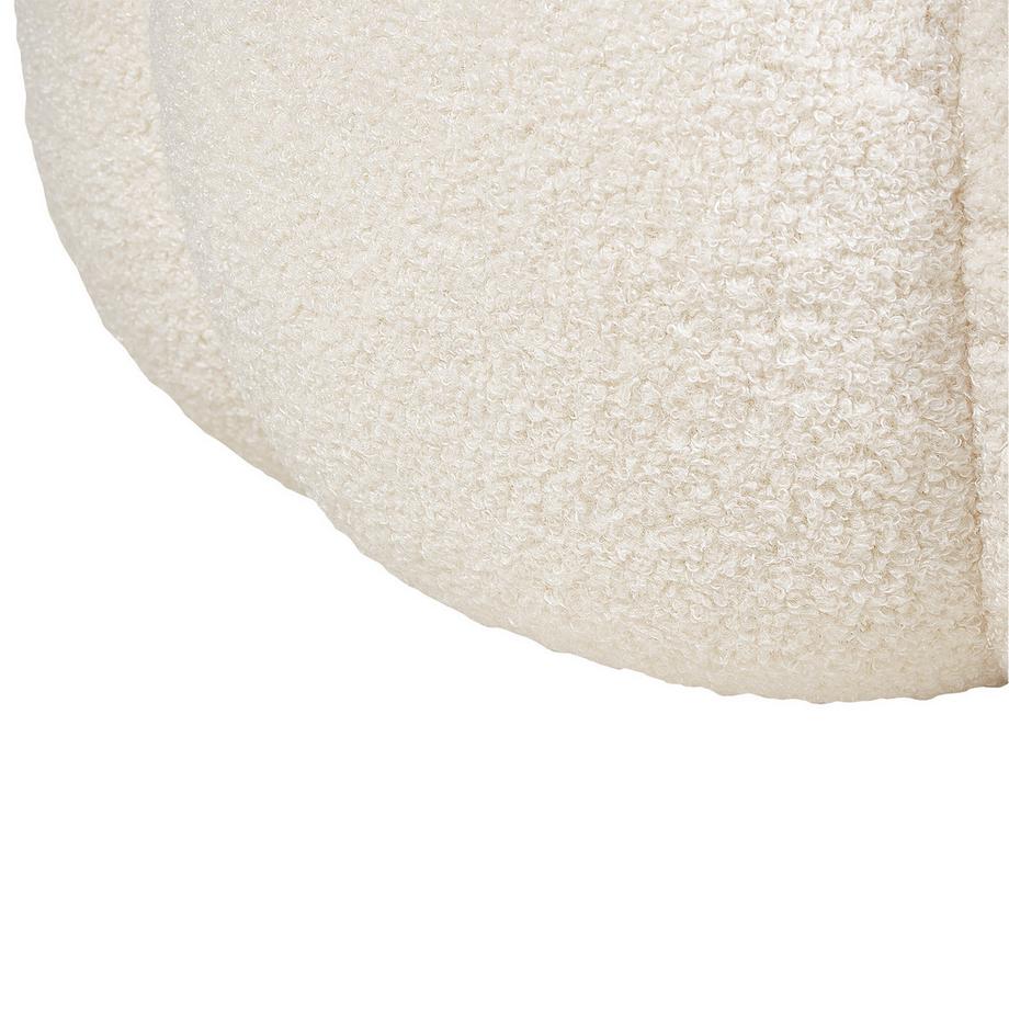 Beliani Pouf en Bouclé  BEAUFORT  