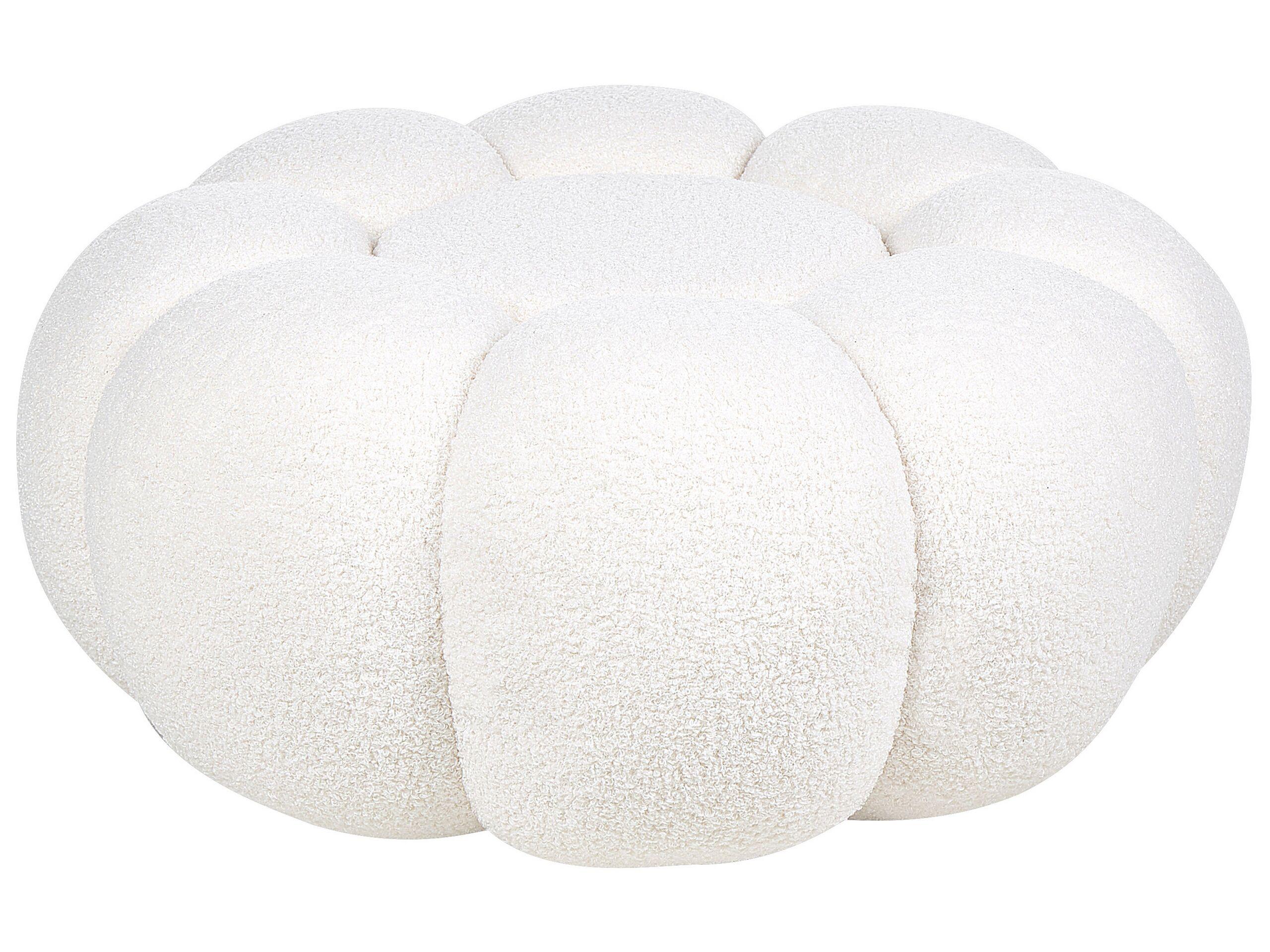 Beliani Pouf aus Bouclé Modern BEAUFORT  