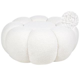 Beliani Pouf en Bouclé Moderne BEAUFORT  