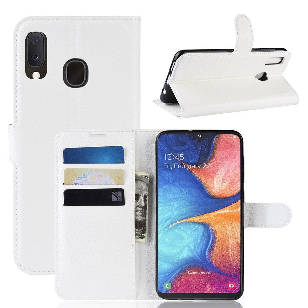 Cover-Discount  Custodia Galaxy A20E - Custodia in Pelle con Slot per Carte di Credito 