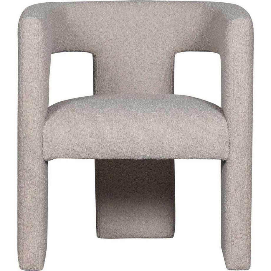 mutoni Fauteuil Tiwa Bouclé beige  