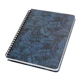 Sigel Carnet de notes à spirale Jolie - Mystic Jungle - réglure dot (pointillés) - 100 g/m² - environ A5 - noir, bleu - hardcover - certification FSC  