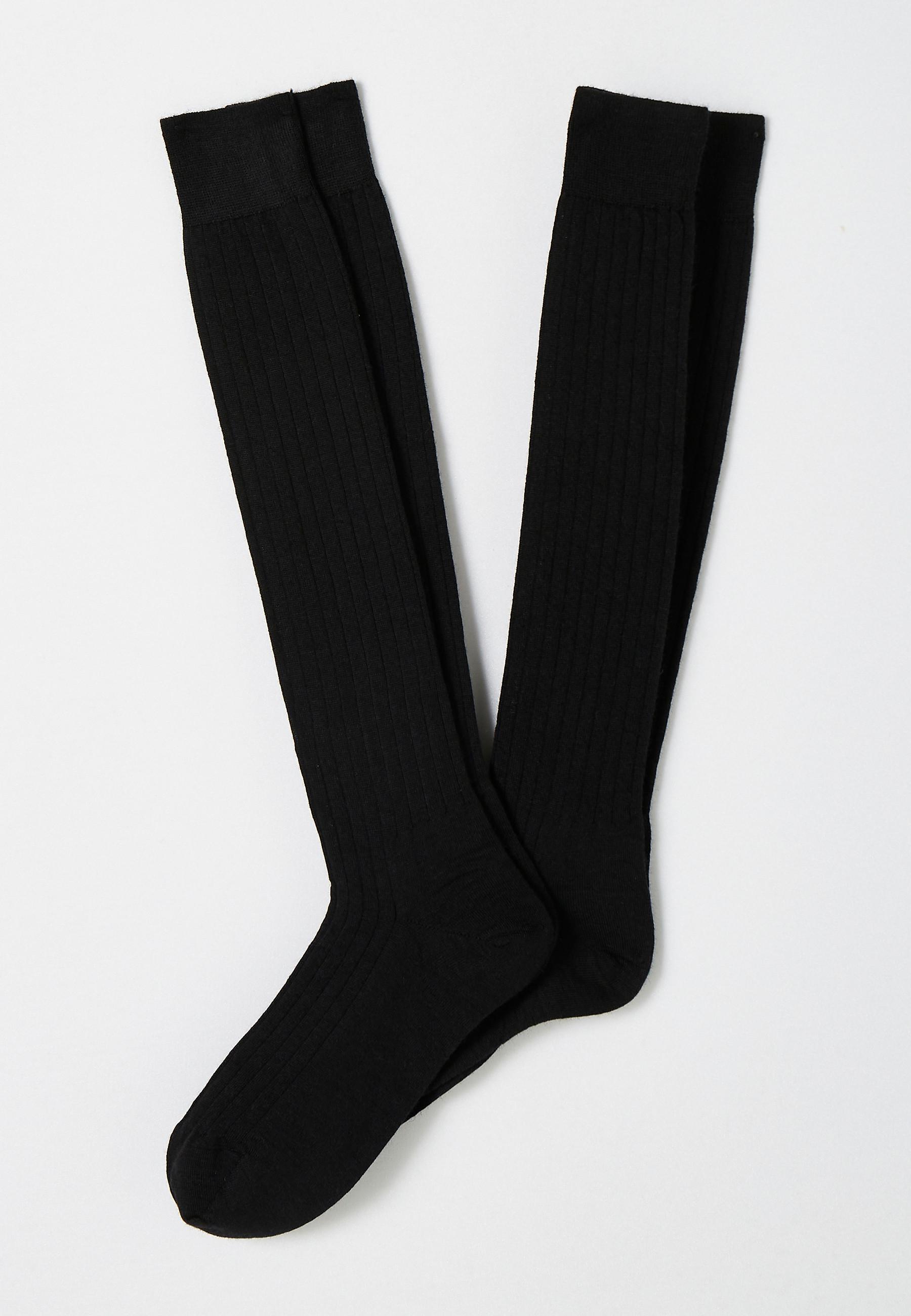 Image of Kniestrümpfe Im 2er-pack. Herren Schwarz 40-41