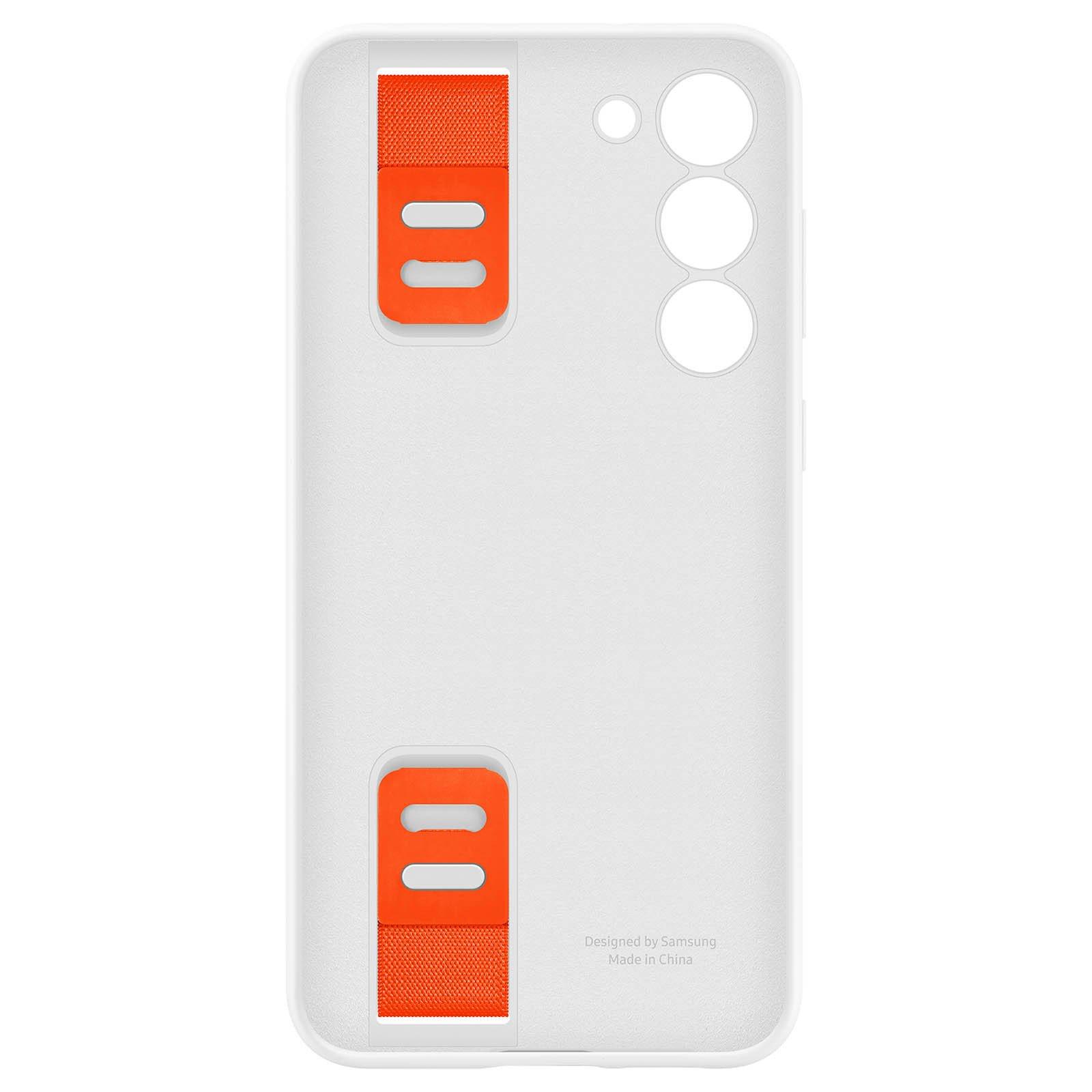 SAMSUNG  Silicone Cover mit Strap Galaxy S23 