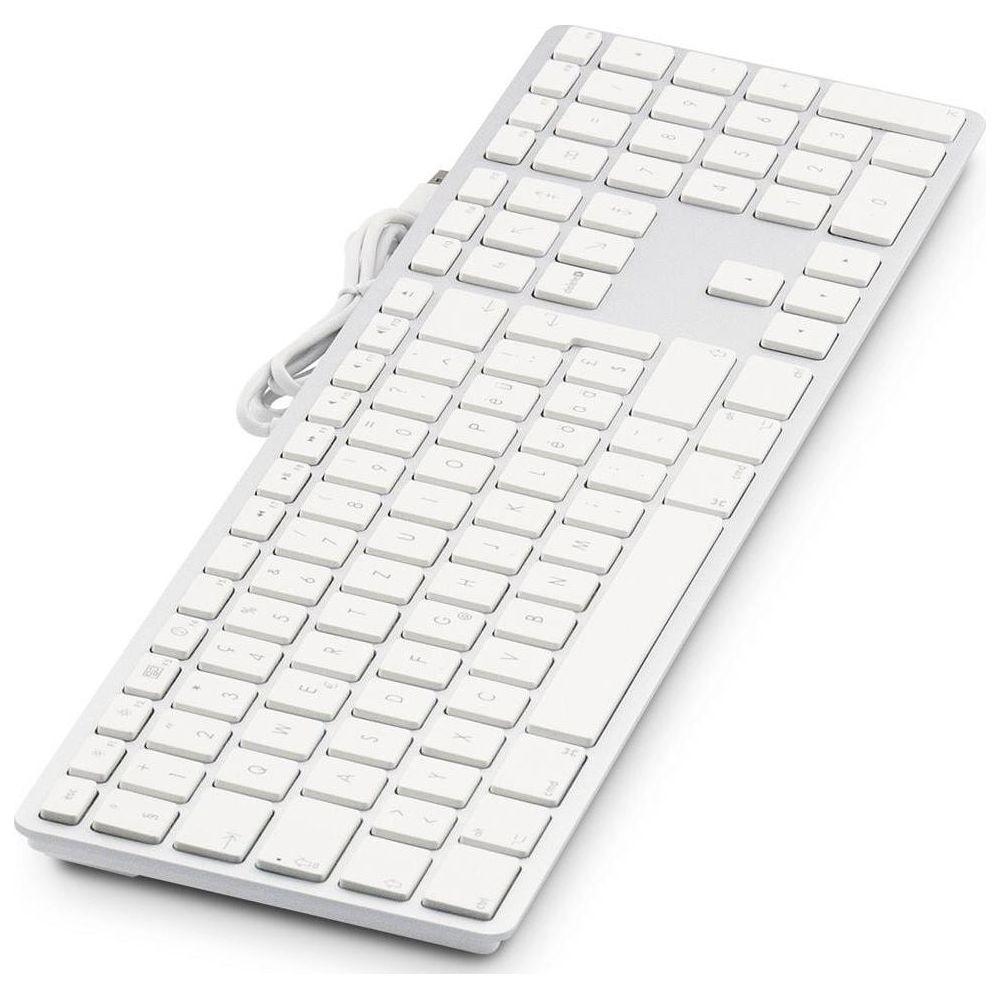 LMP  Tastatur KB-1243 Silber, CH-Layout mit Ziffernblock 