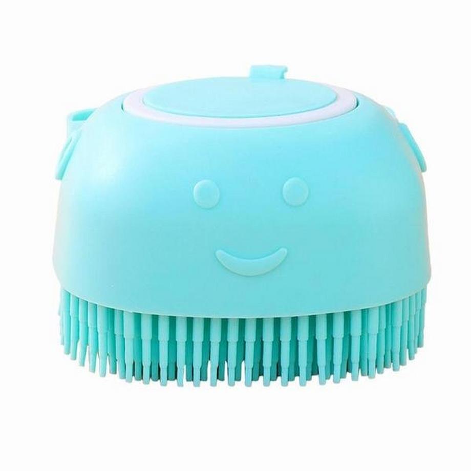 B2X  Brosse à récurer avec distributeur de savon - Bleu 