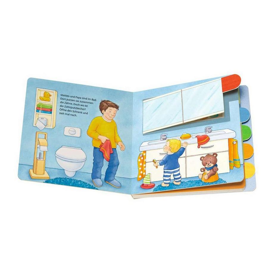 ministeps: Mach auf! Schau rein! Bei mir zu Hause Tünner, Klara; Dal Lago, Gabriele (Illustrationen) Couverture rigide 