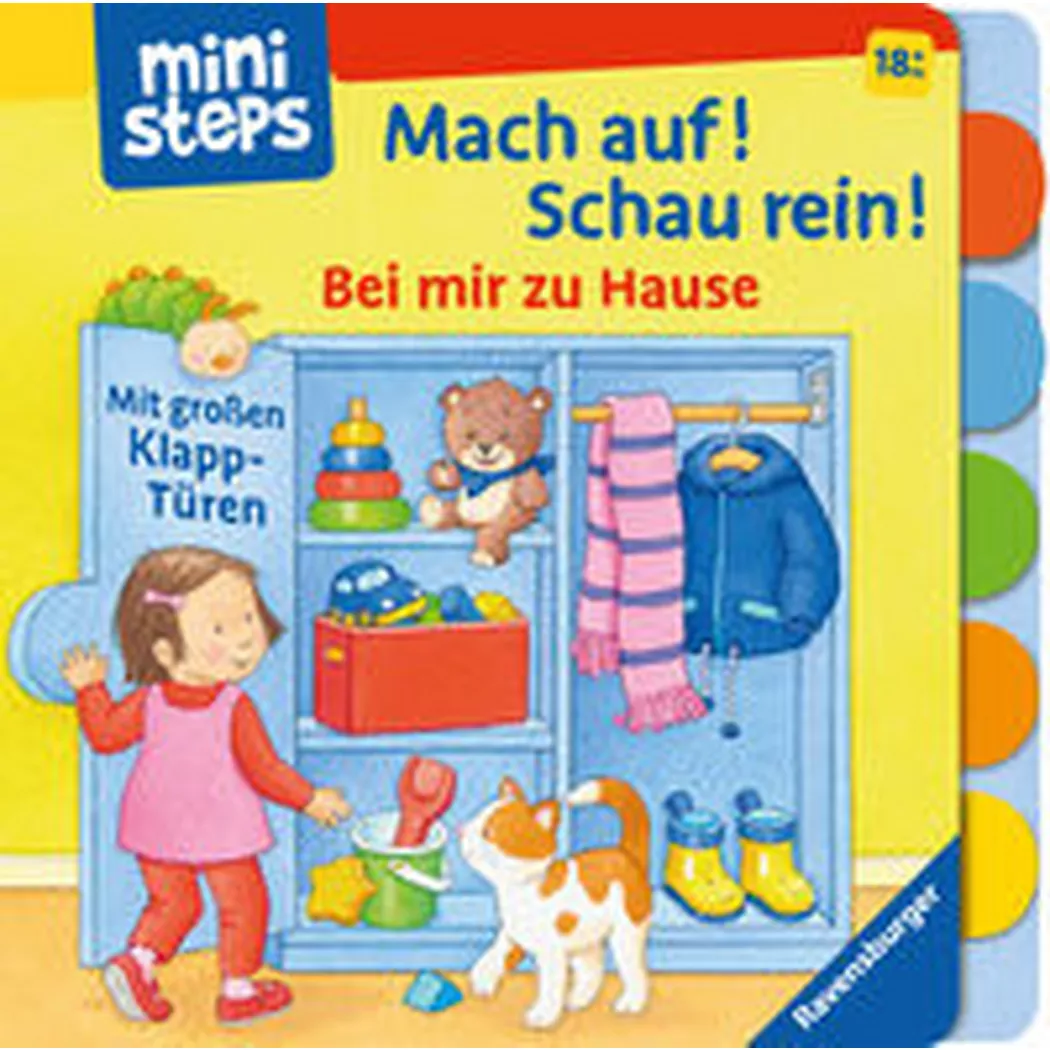 Ravensburger - ministeps: Mach auf! Schau rein! Bei mir zu Hause, Tünner, Klara; Dal Lago, Gabriele (Illustrationen)