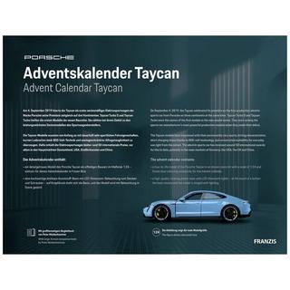 FRANZIS Modellfahrzeug Adventskalender Porsche Taycan  