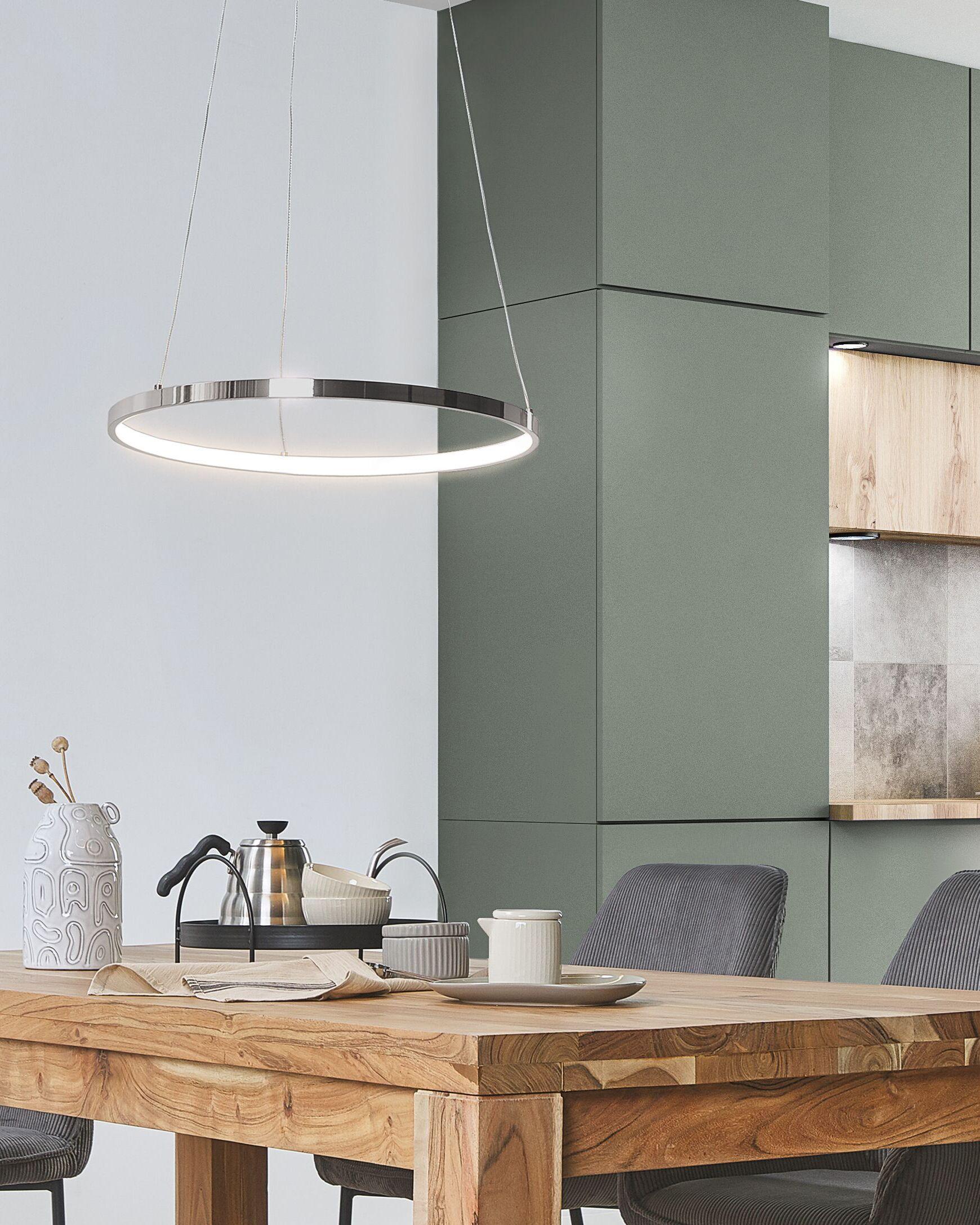 Beliani Lampe suspension en Aluminium Moderne JORDAN  