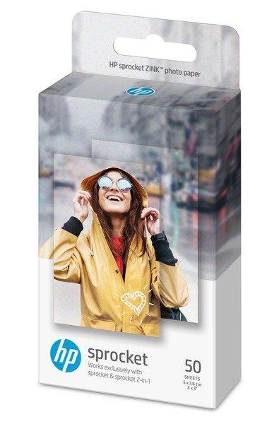 HEWLETT PACKARD HP ZINK Photo Paper 5x7,6 cm HPIZ2X350 Sticky-Backed 50 Blatt  