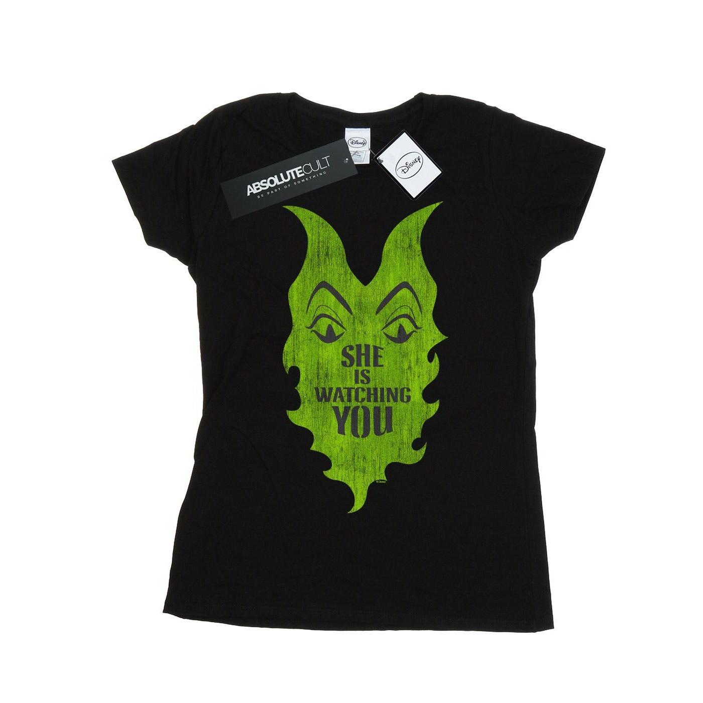 Image of The Descendants Maleficent She Is Watching Tshirt Damen Schwarz S