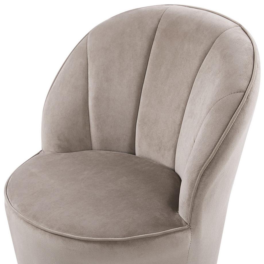Beliani Sessel aus Samtstoff  ALBY  