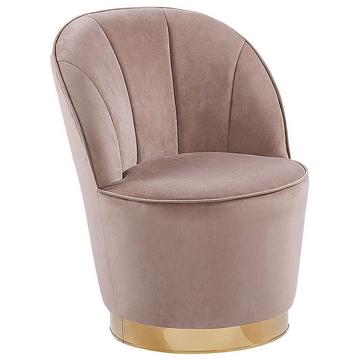 Fauteuil en Velours Moderne ALBY