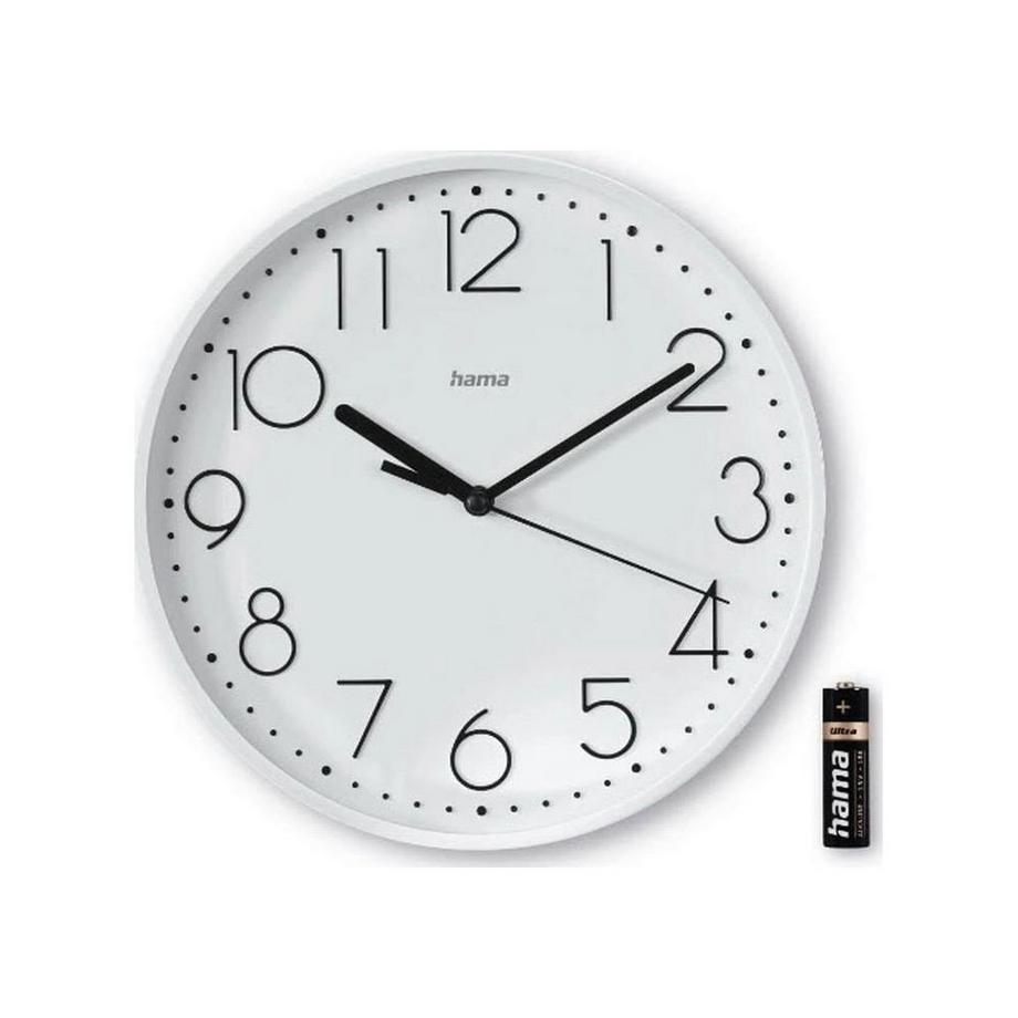 hama HAMA Montre Murale Salina Blanc  