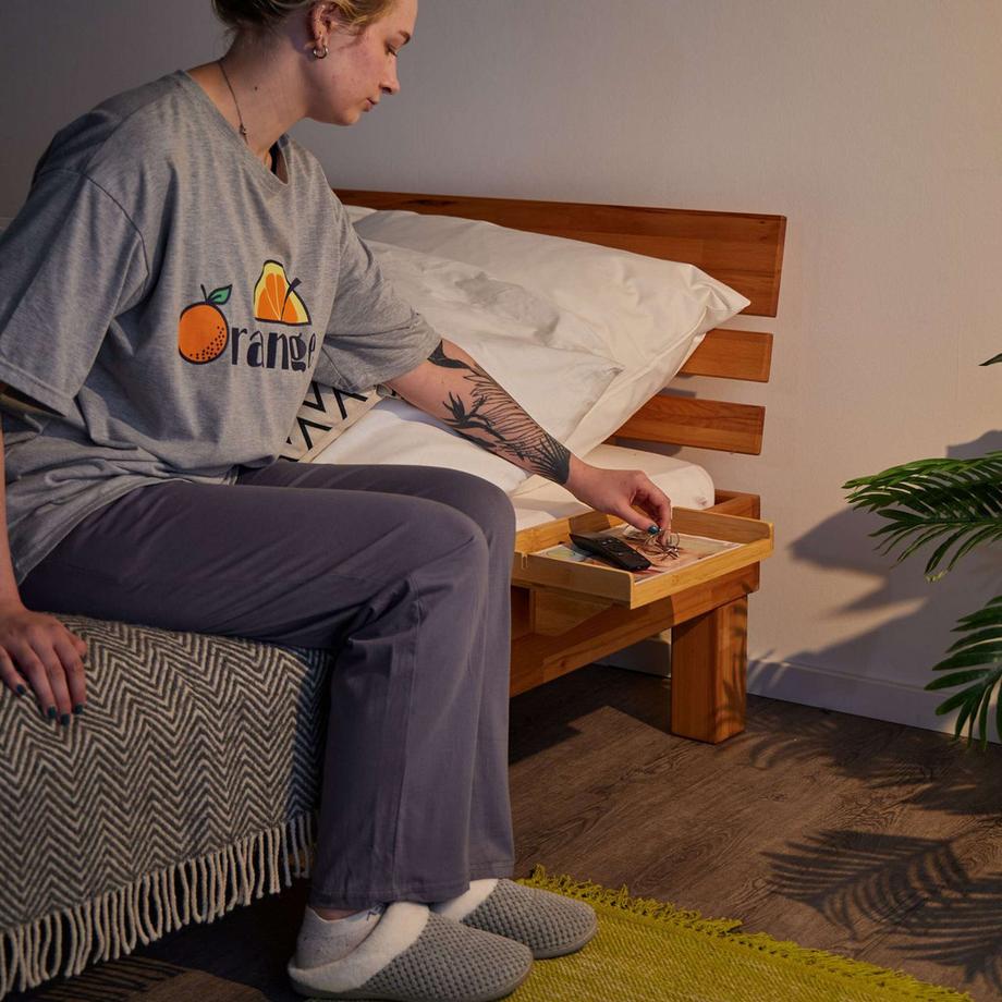 B2X  Plateau de lit en bambou compressible 