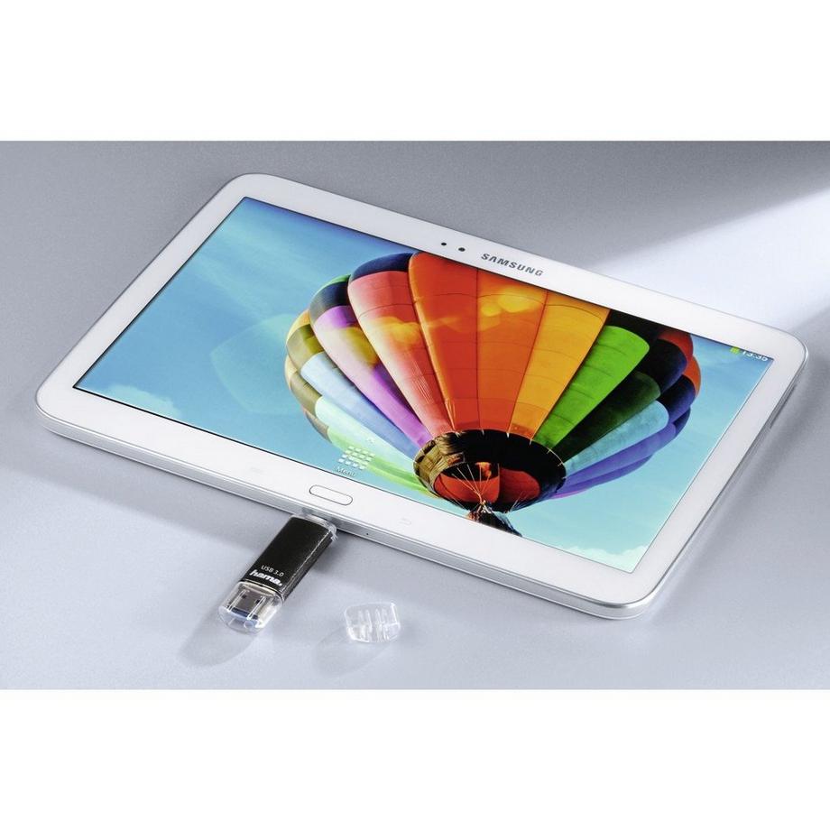 hama  USB-Stick Laeta Twin - 128 GB, USB 3.0, 40MB/s, Schwarz 