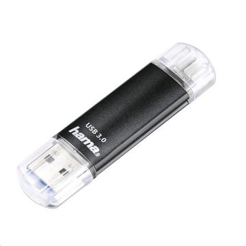 USB-Stick Laeta Twin - 128 GB, USB 3.0, 40MB/s, Schwarz