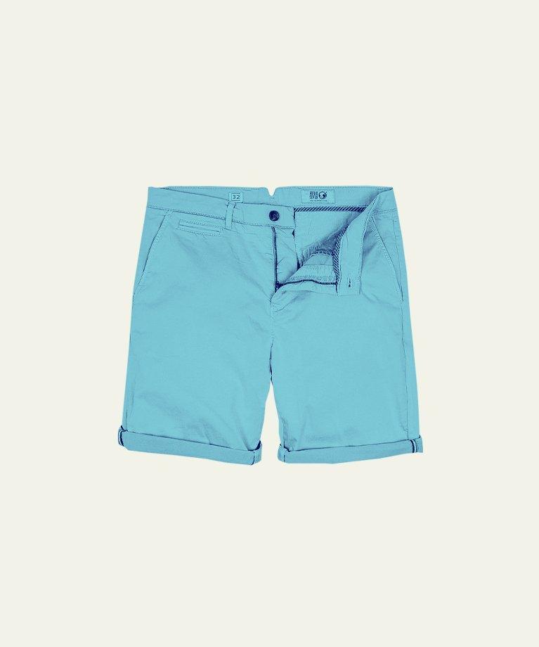 Image of Basic Chino Short-32 Unisex Himmelblau 32