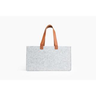 Only-bags.store  Organizer-Tasche für Lehrer, Home Office und Arbeit, Schulbedarf, Schreibwaren und Bastelmaterial - Offenes Design aus Filz mit Kunstledergriffen 