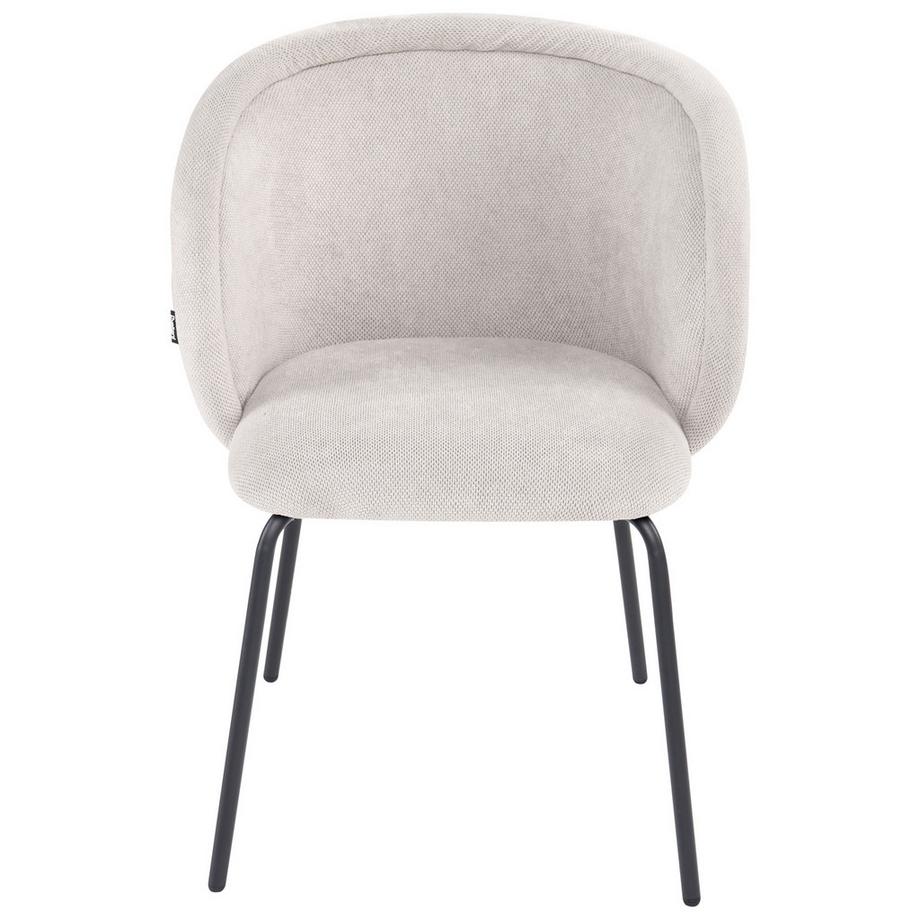 Beliani Lot de 2 chaises de salle à manger en Tissu Traditionnel SARASOTA  