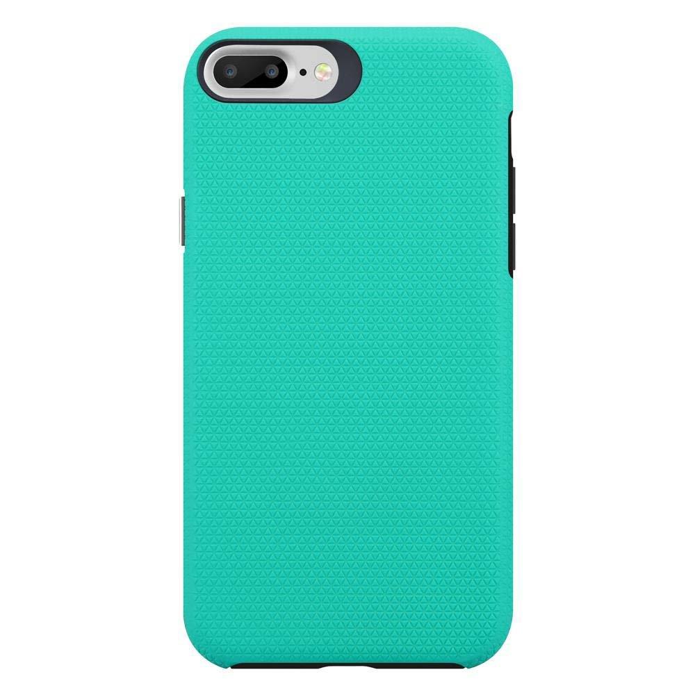 Cadorabo  Housse compatible avec Apple iPhone 6 PLUS / 6S PLUS / 7 PLUS / 7S PLUS / 8 PLUS - Outdoor Coque de protection hybride avec surface antidérapante extra grip au design triangle en silicone et plastique 