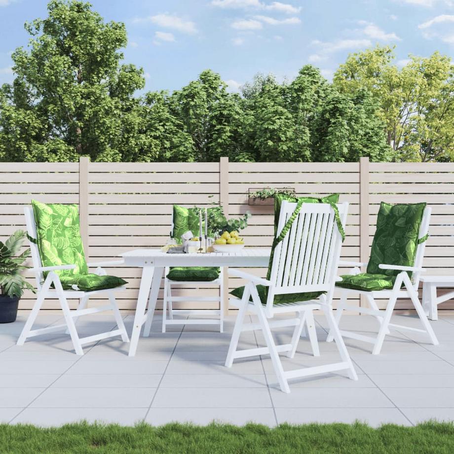 VidaXL Gartenstuhlauflage für hochlehner gewebe  
