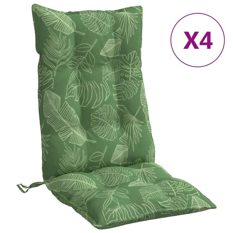 VidaXL Gartenstuhlauflage für hochlehner gewebe  
