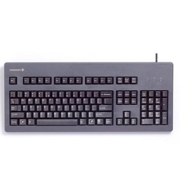 G80-3000 Blaue SWITCH Kabelgebundene Tastatur, Schwarz, USBPS2 (QWERTZ - DE)