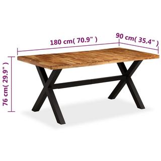 VidaXL Table à manger bois  