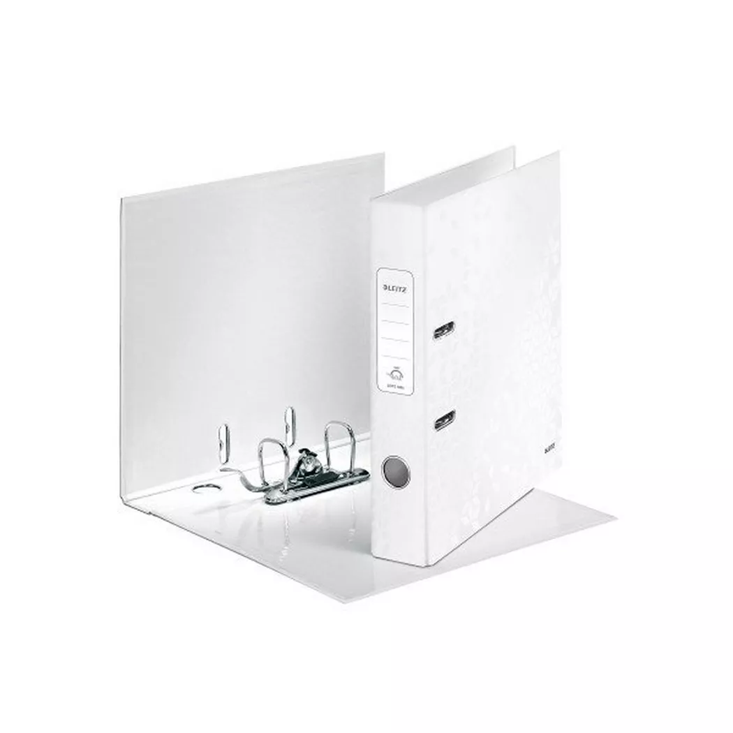 Leitz 180° WOW Lever Arch File - pearl white Ringmappe A4 Weiß
