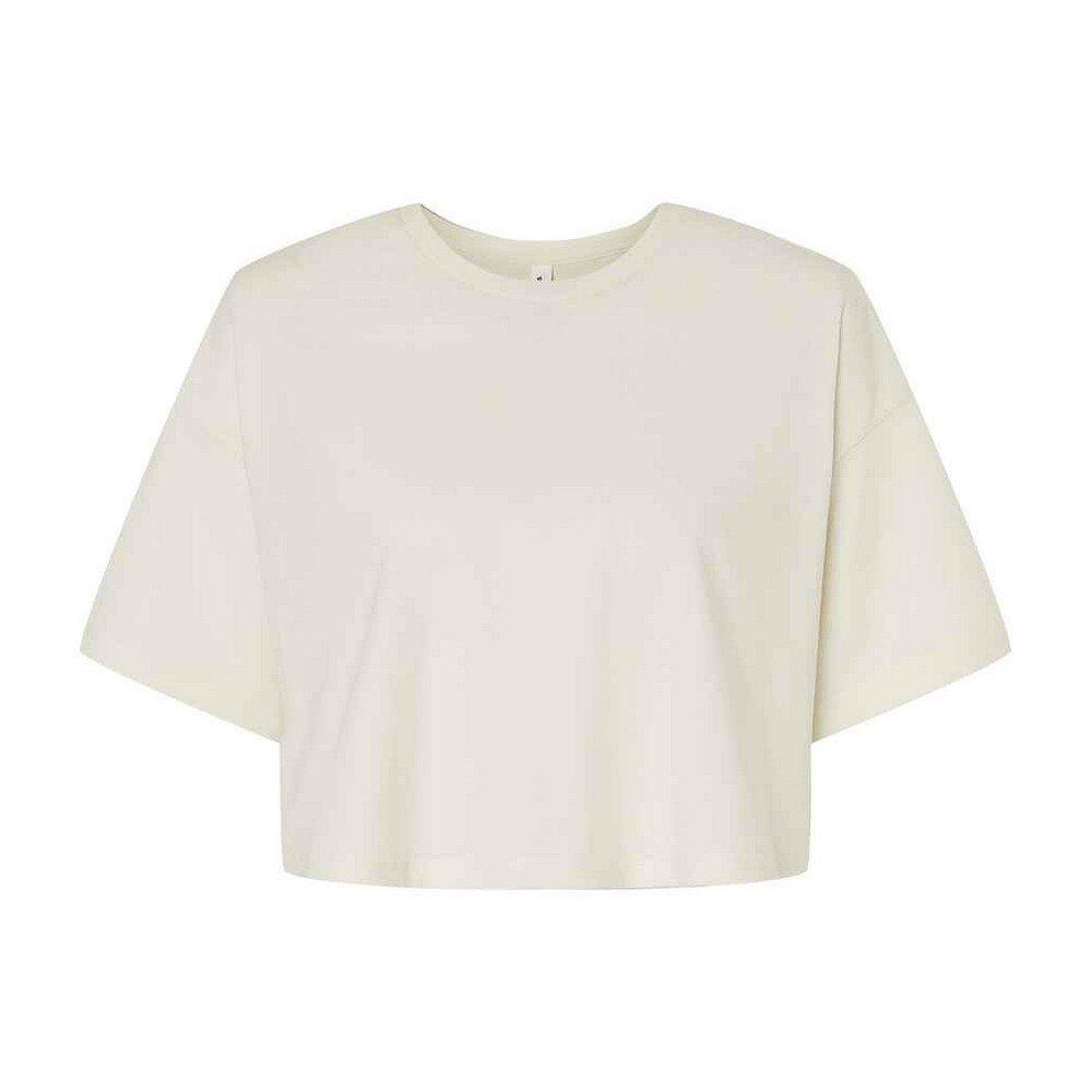 Image of Kurzes Tshirt Kurz Geschnitten Unisex Weiss M