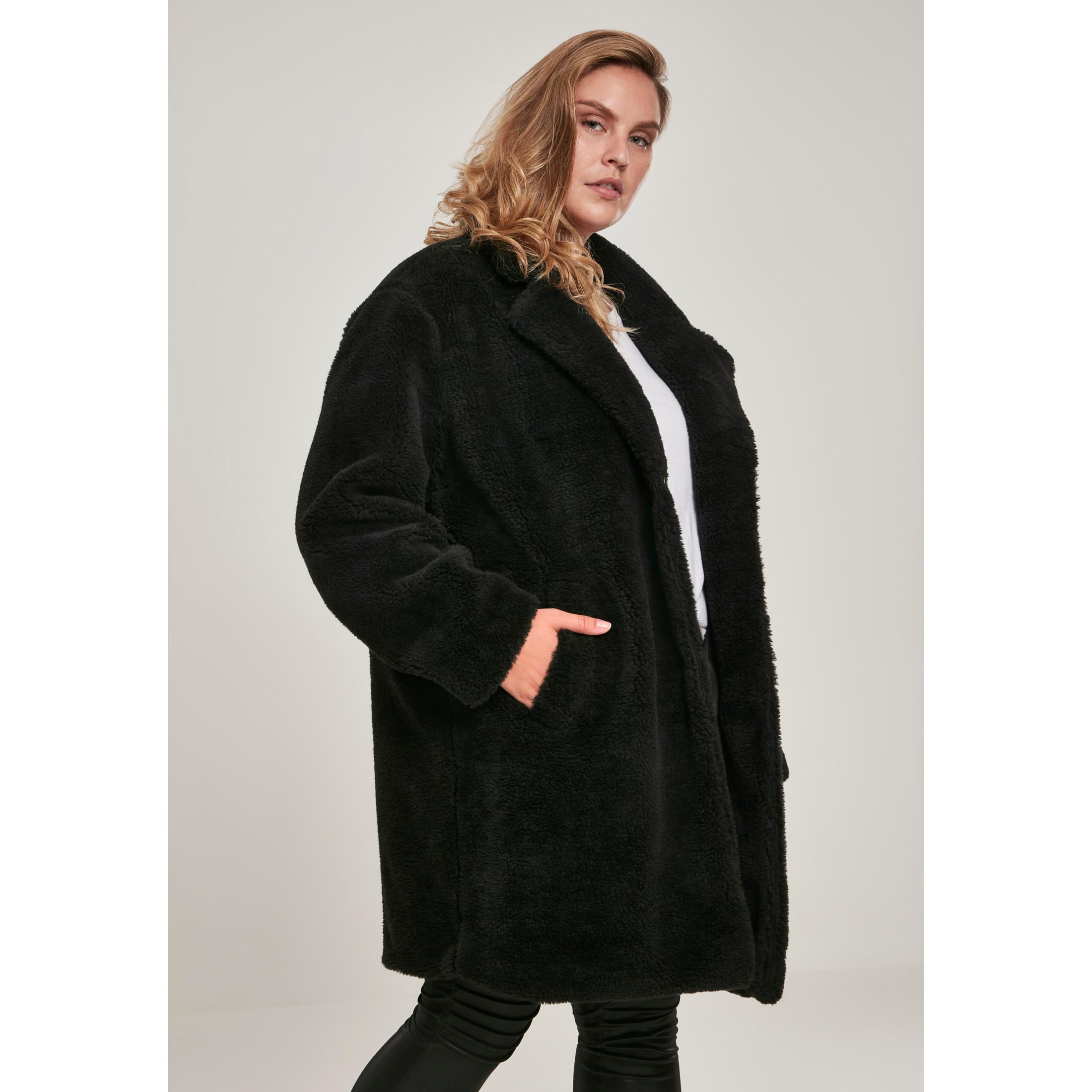 URBAN CLASSICS  damenparka in großen größen urban classic oversized sherpa 