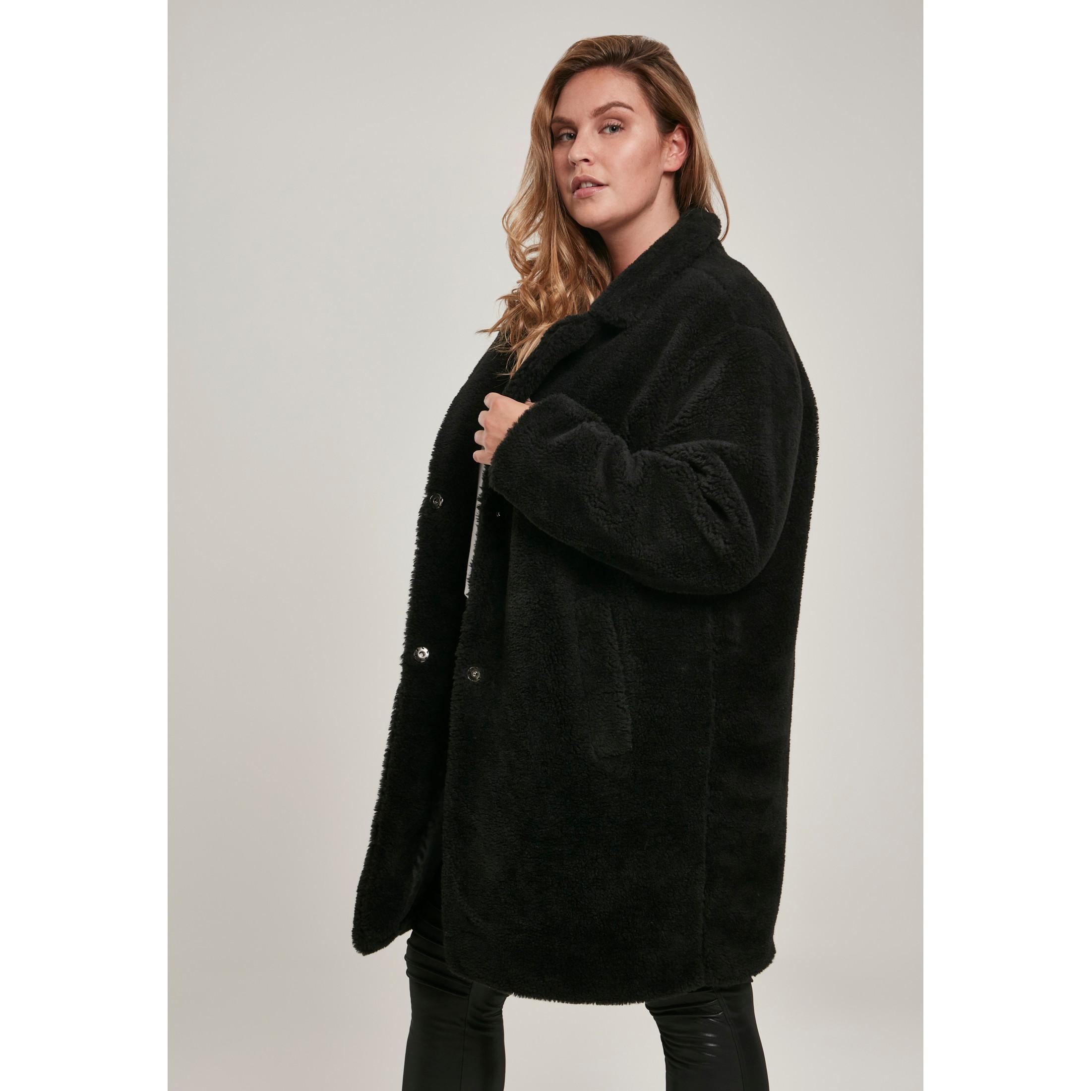 URBAN CLASSICS  damenparka in großen größen urban classic oversized sherpa 