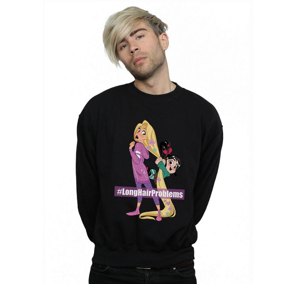 Disney Wreck It Ralph Long Hair Problems Sweatshirt  