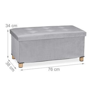 B2X Tabouret en velours avec plateau  