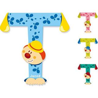 Janod Buchstaben Clown T  
