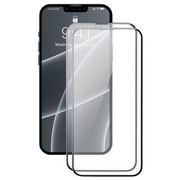 Image of iPhone 14 / 13 / 13 Pro - BASEUS 2 Stk. Panzerglas Front Schutzfolie