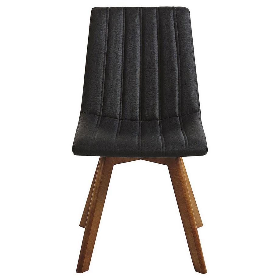 Beliani Set di 2 sedie da pranzo en Tessuto Retrò CALGARY  