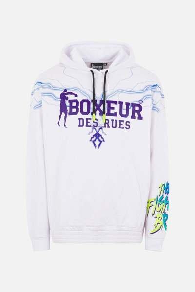 BOXEUR DES RUES  Kapuzenpullover Hoodie Logo 