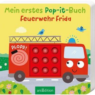 Mein erstes Pop-it-Buch - Feuerwehr Frida Bellermann, Lena (Illustrationen) Copertina rigida 