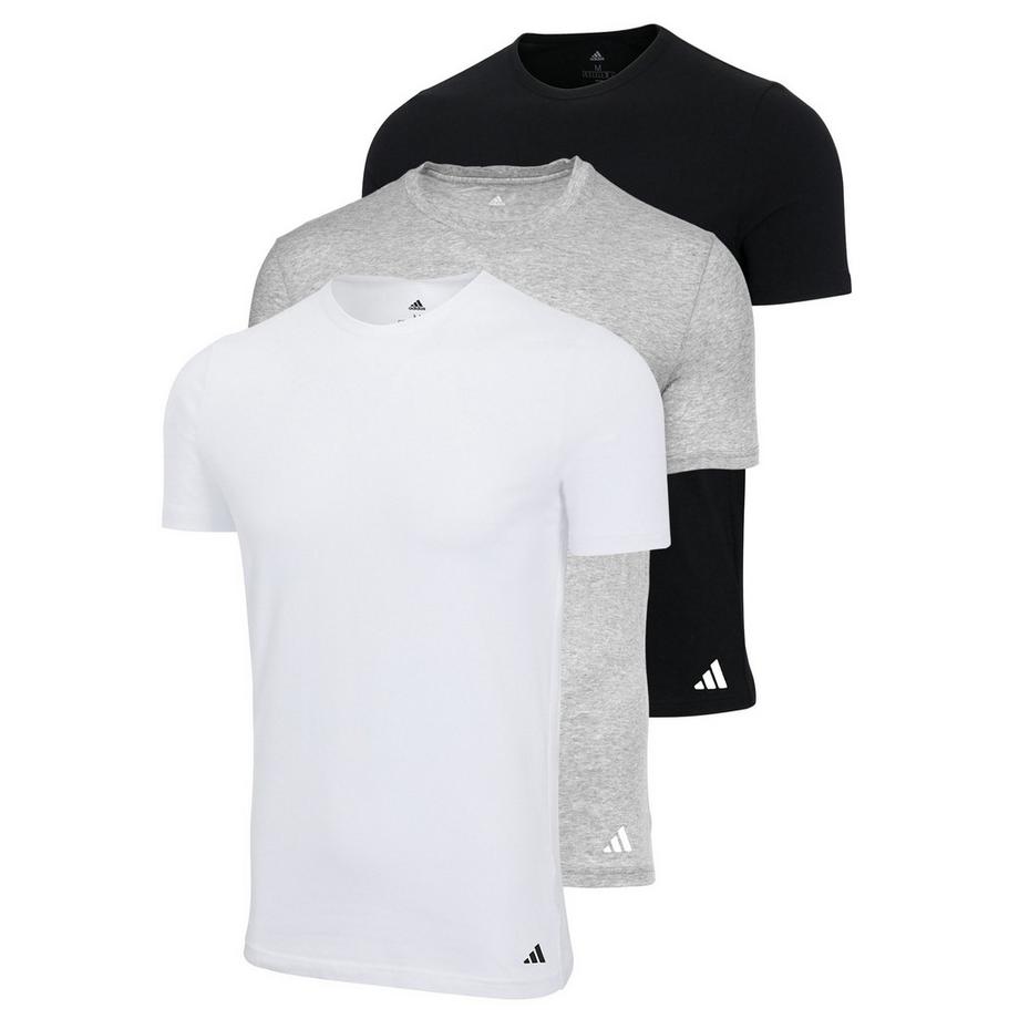 T-Shirt  3er Pack Figurbetont-Crew Neck Shirt Active Core Cotton 3PK