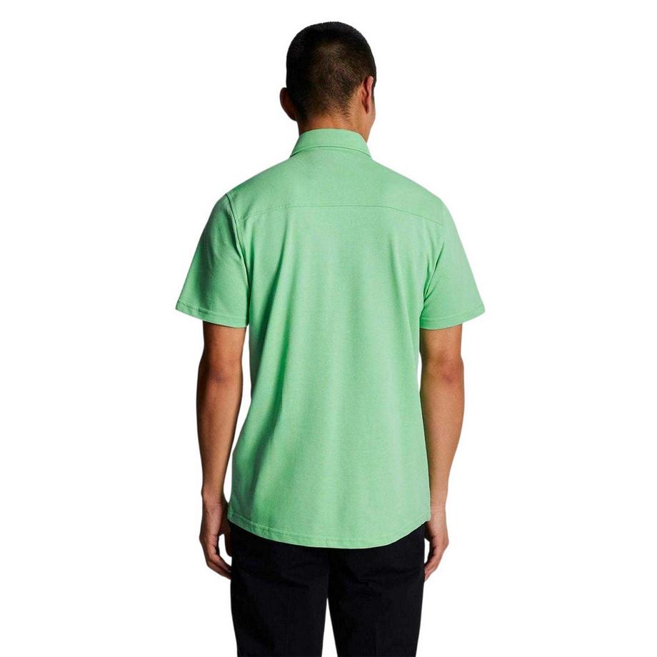 LYLE & SCOTT Camicia Piqué Maniche Corte  