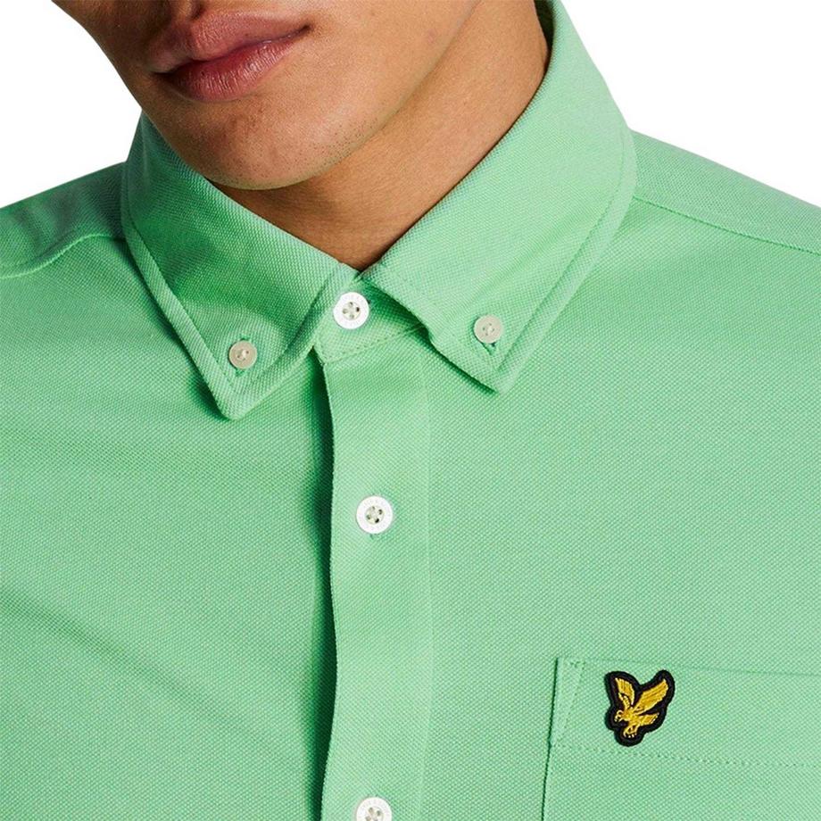 LYLE & SCOTT Camicia Piqué Maniche Corte  