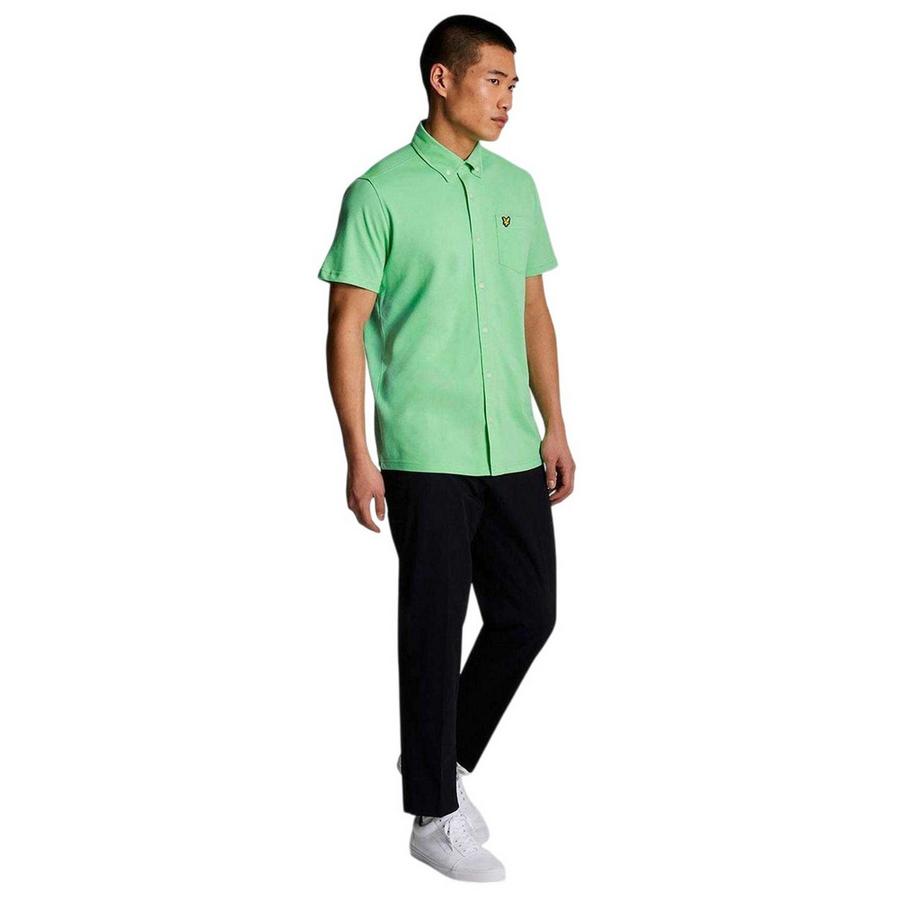 LYLE & SCOTT Camicia Piqué Maniche Corte  