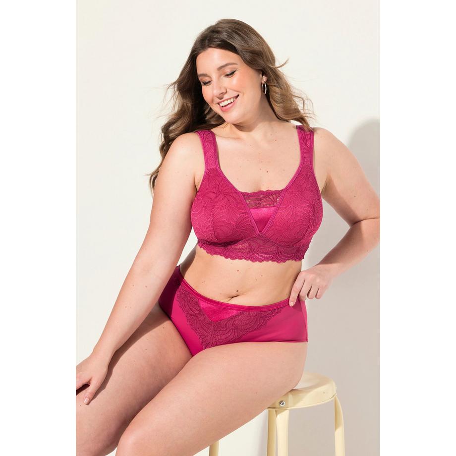 Ulla Popken Maxi slip pizzo microfibra  