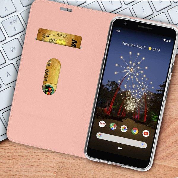 Avizar  Custodia Flip Google Pixel 3A XL Rosa 