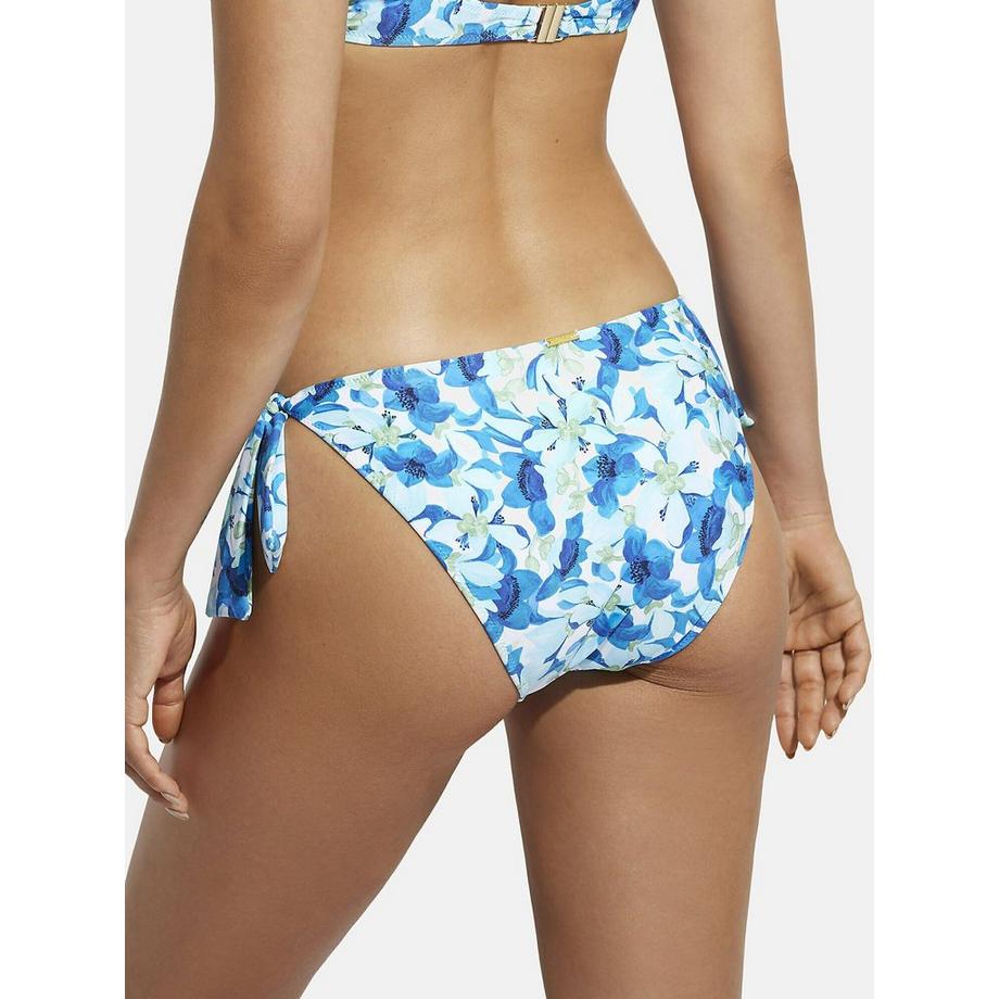 Selmark Bikini-Strümpfe Bindebänder niedrige Taille Rosé  