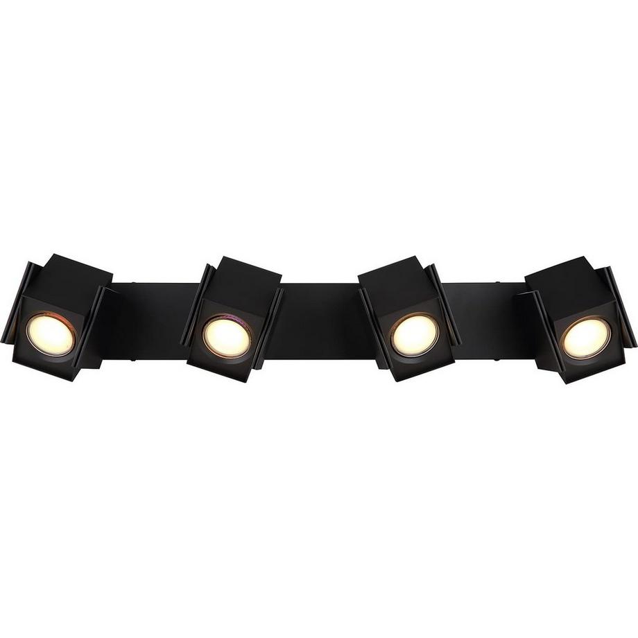 mutoni Spot Rory métal noir mat 4xGU10  