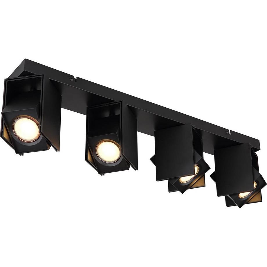 Spot Rory métal noir mat 4xGU10